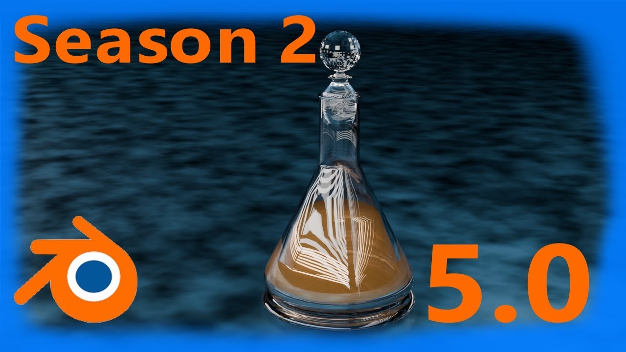 (S:2)(#9) Blender Tutorial: Introduction to lighting and glass. Cycles 5.0