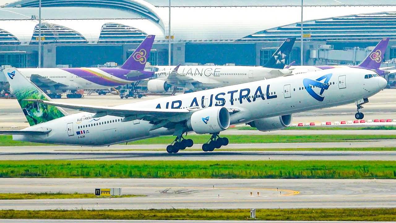 ✈️🇹🇭20 minutes of Plane Spotting at Bangkok Suvarnabhumi Airport | 4K Aircraft Landings & Takeoffs!