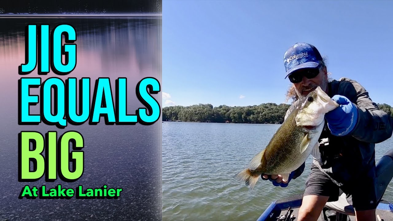 Jig Equals Big At Lake Lanier #lakelanierfishing2023  #fishing