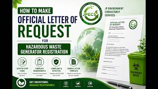 Official Letter of Request for Registration as HW Generator
