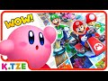 Kirby wants to play mario kart  super mario odyssey story