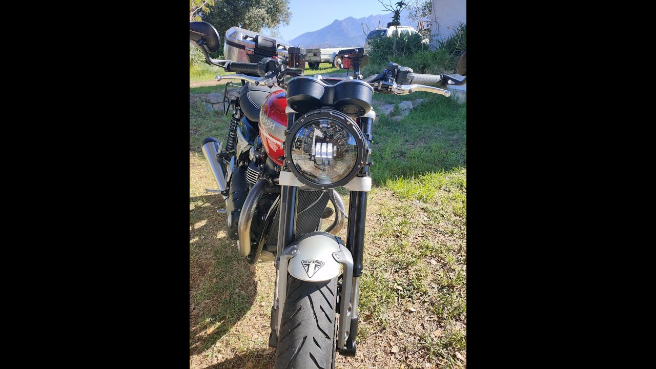 je test un phare adaptatif aliexpress sur ma moto