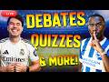 🔴 FRONT THREE LIVE: FOOTBALL DEBATES &amp; FOOTBALL QUIZZES 🔥