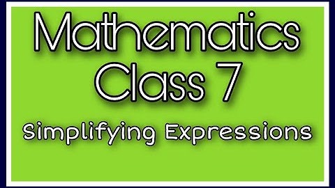 Solving and simplifying expressions using BODMAS rule - Mathematics online video class