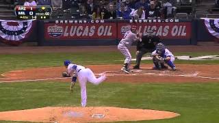 2013/04/06 Lohse fans five in Crew debut