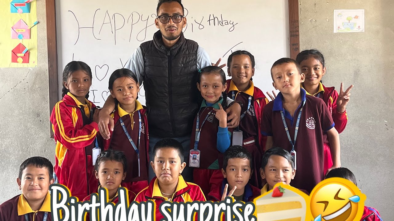 What a great surprise from students😍😘