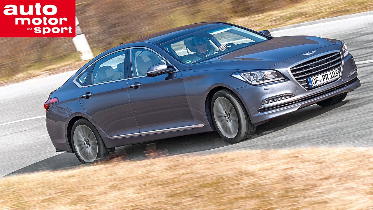 Fahrbericht Hyundai Genesis 3.8 V6 - YouTube