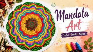 Environmental β¨ Mandala Art | Relaxing Coloring Tutorial | Easy Step-by-Step Mandala Design π¨πΈ Camera Feed