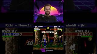 Sub-zero заморозил с ноги в UMK3 #ретроигры #sega #umk3 #retro #морталкомбат #retrogaming
