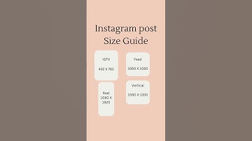 Instagram Size Guide