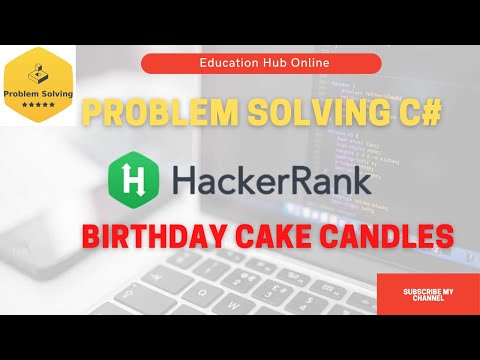 Hacker Rank Problem (Birthday Cake Candles) C# | URDU
