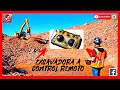 EXCAVAVDORA A CONTROL REMOTO: #volvo #komatsu #bulldozer #caterpillar #excanadora #cargadorfrontal