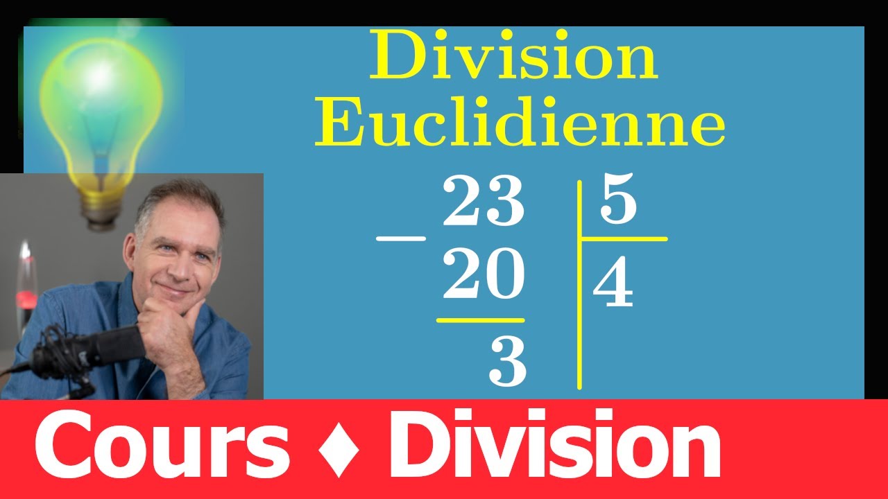 Cours ♦ Savoir poser une division euclidienne ♦ Dividende, Diviseur — free download