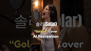 Mamamoo solar  golden Cover  Ai Recreation U0026 S museai aicover