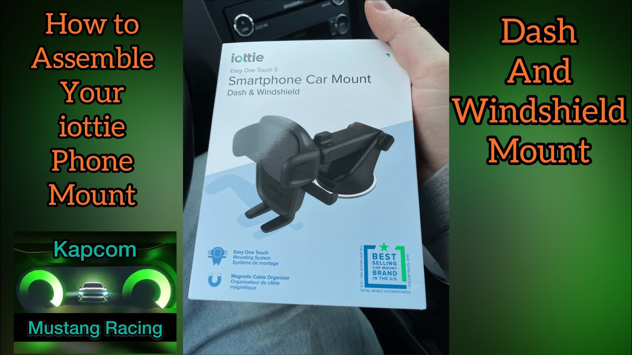 A "How To Assemble" your iottie easy one touch 5 smartphone car Mount