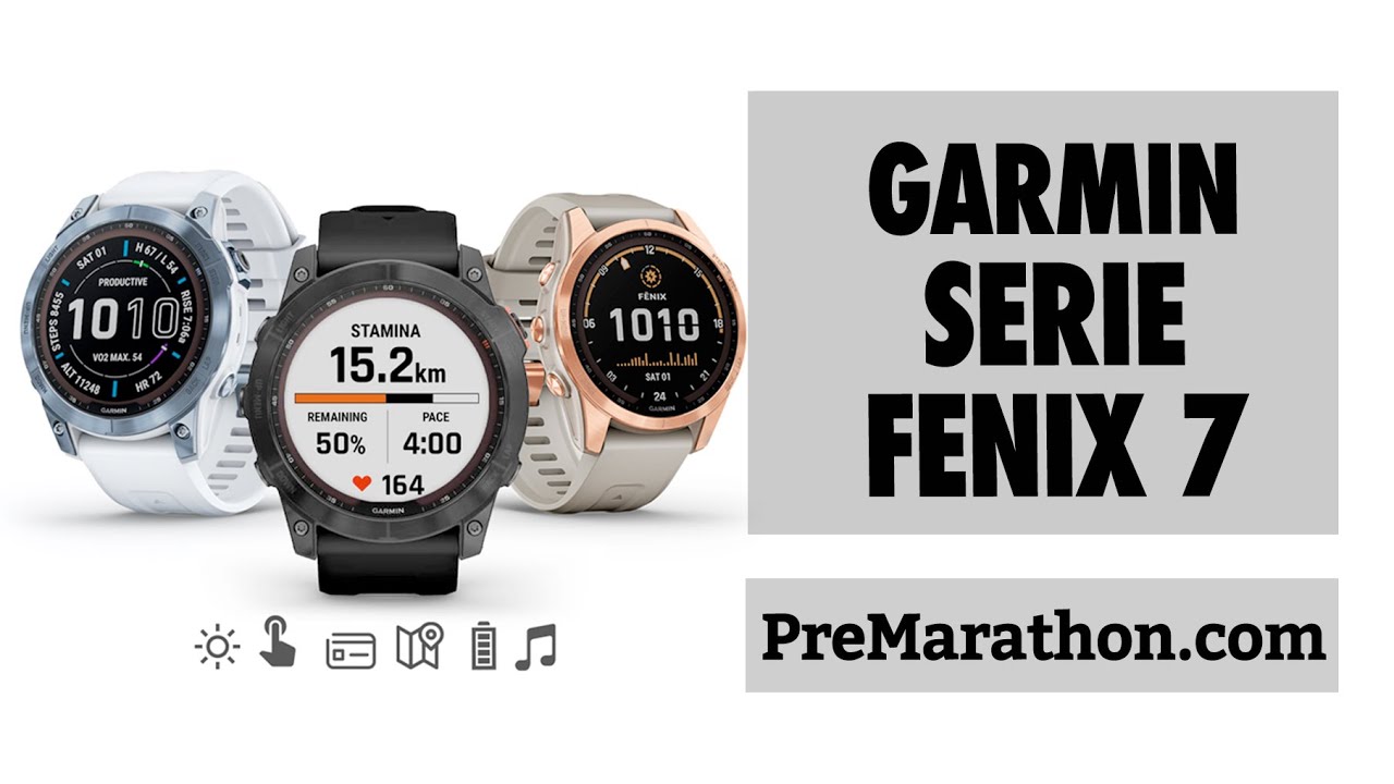 Garmin Fenix 7  Todos los detalles e información - Correr una Maratón -  Review de Garmin, Polar, Suunto, COROS