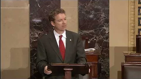 Senator Rand Paul Delivers Maiden Speech in Senate