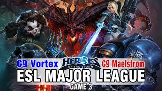 ★ Heroes of the Storm Pro Gameplay: C9 Maelstrom vs. C9 Vortex - ESL Major League Playoffs Game 3
★ Heroes of the Storm Pro Gameplay: C9 Maelstrom vs. C9 Vortex - ESL Major League Playoffs Game 3
► Tweet me: https://twitter.com/#!/Sawcasm
►For collaborations and business inquiries, please contact via email:
Sawcasm@gmail.com
What is Heroes of the Storm?
Heroes of the Storm™ is a raucous online team brawler made by Blizzard starring your favorite Blizzard characters. Build and customize heroes from across every Blizzard universe to suit your play style. Team up with your friends and engage in fast-paced mayhem across varied battlegrounds that impact strategy and change the way you play the game.
►Leave a like if you enjoyed
►Feedback is always appreciated
►Thank you for the constant support! ★ Heroes of the Storm Pro Gameplay: C9 Maelstrom vs. C9 Vortex - ESL Major League Playoffs Game 3