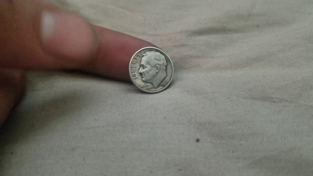 1951 unmarked silver Dime YouTube