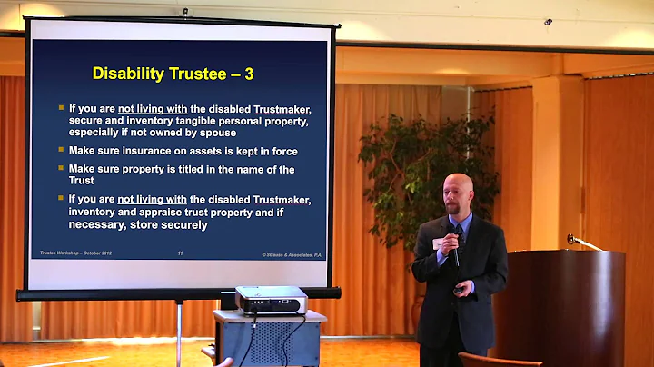 Successful Successor Trustee Workshop: Part 2, Role of the Trustee