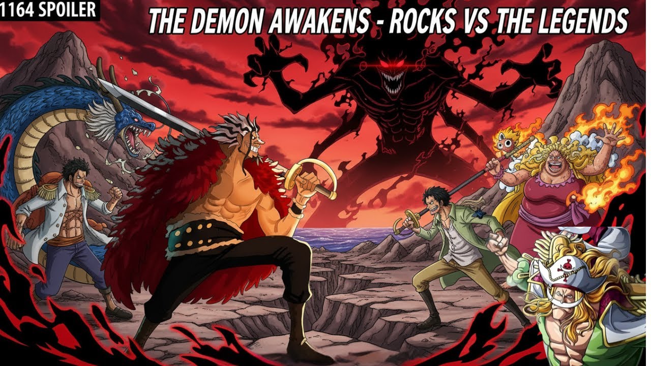 ONE PIECE Chapter 1164 Theory 🔥 Rocks D. Xebec’s Demon Rise & Joy Boy’s True Return!”