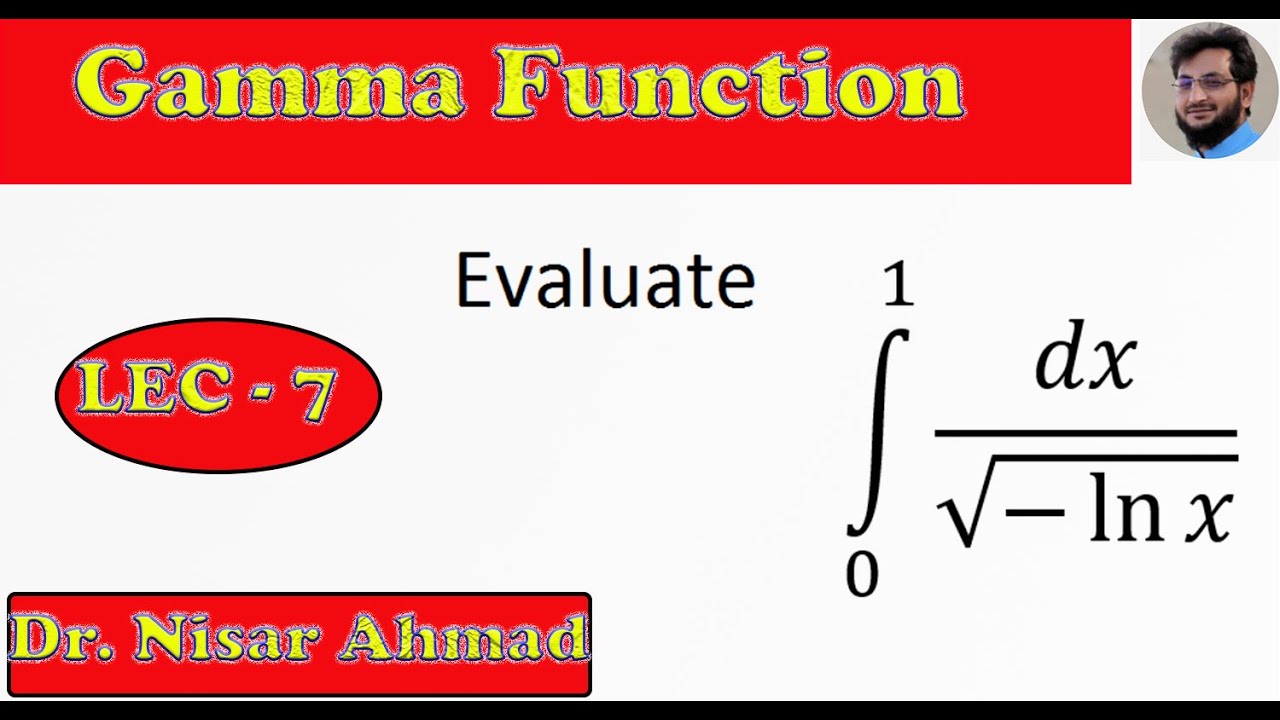 Gamma Function | Example 5 - YouTube