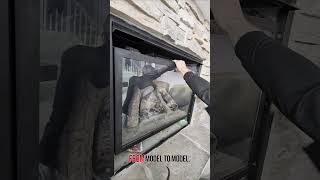 Hazy Glass At Gas Fireplace... Fixed