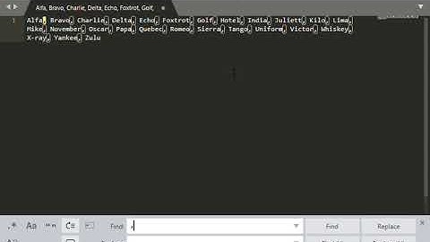 How to replace text in Sublime Text 3