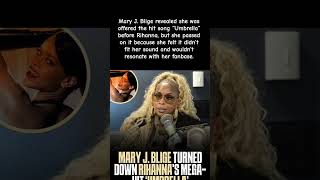 Mary J. Blige Turned Down Rihanna’s “Umbrella”  — And Music History Changed Forever! #rihanna #viral