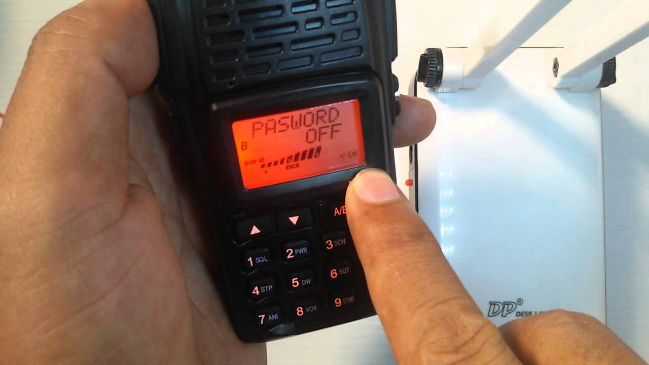 วิธีใส่โทน icom uv999b