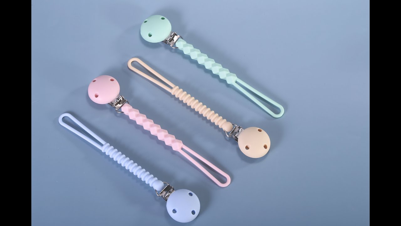 How to Make and Sesign Silicone Pacifier Clip, Custom 100 Food Safe