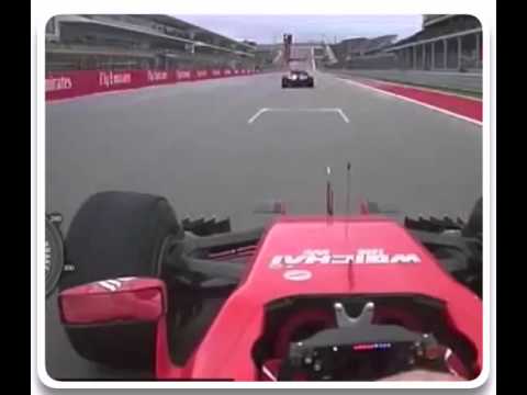 Onboard Kimi Raikkonen. Fight Max Verstappen vs Sebastian Vettel #USGP 2015