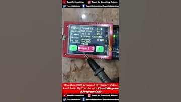 2.4 inch TFT LCD Shield Arduino Mega Temperature Controller | TFT LCD Shiled Menu |  #nodemcu #esp32