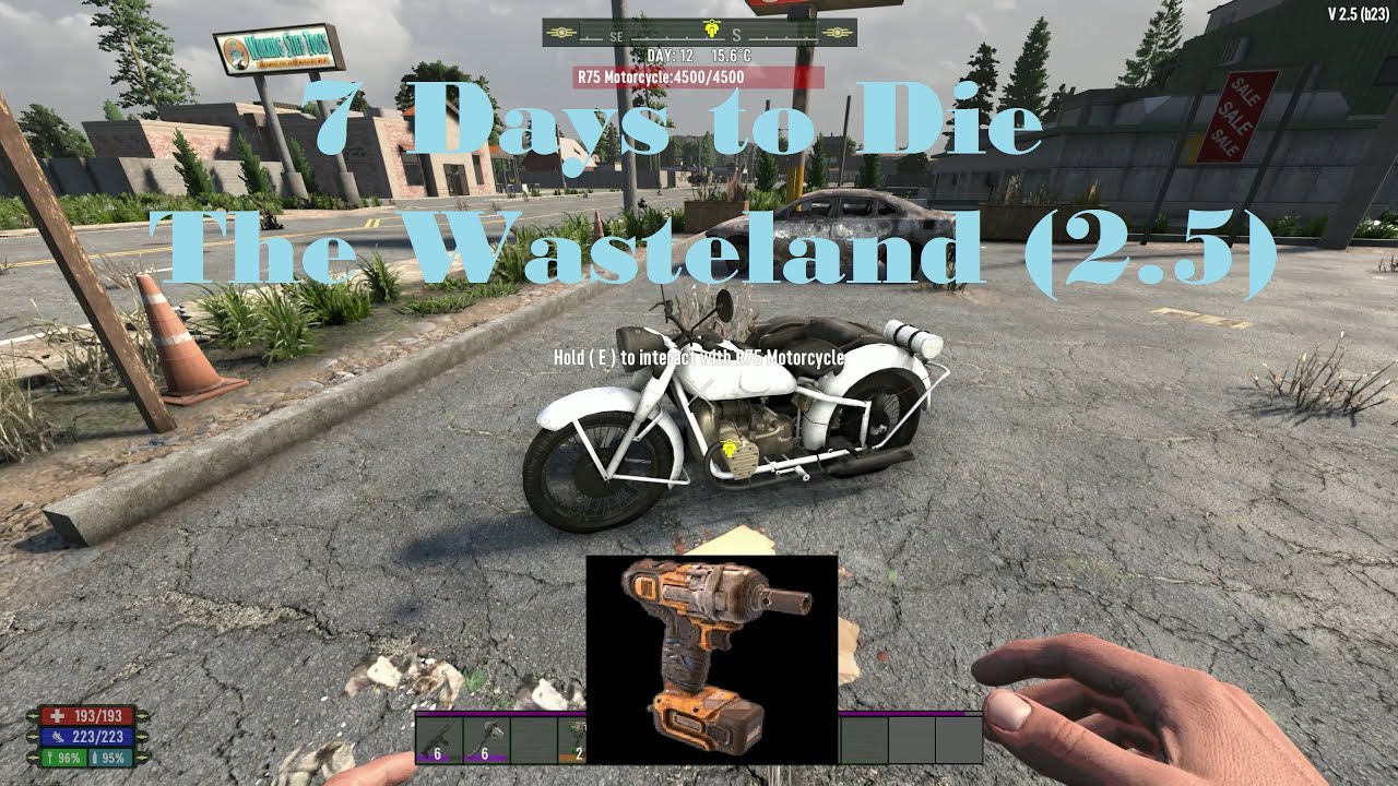 How to repair a vehicle in 7 Days to Die The Wasteland (2.5)