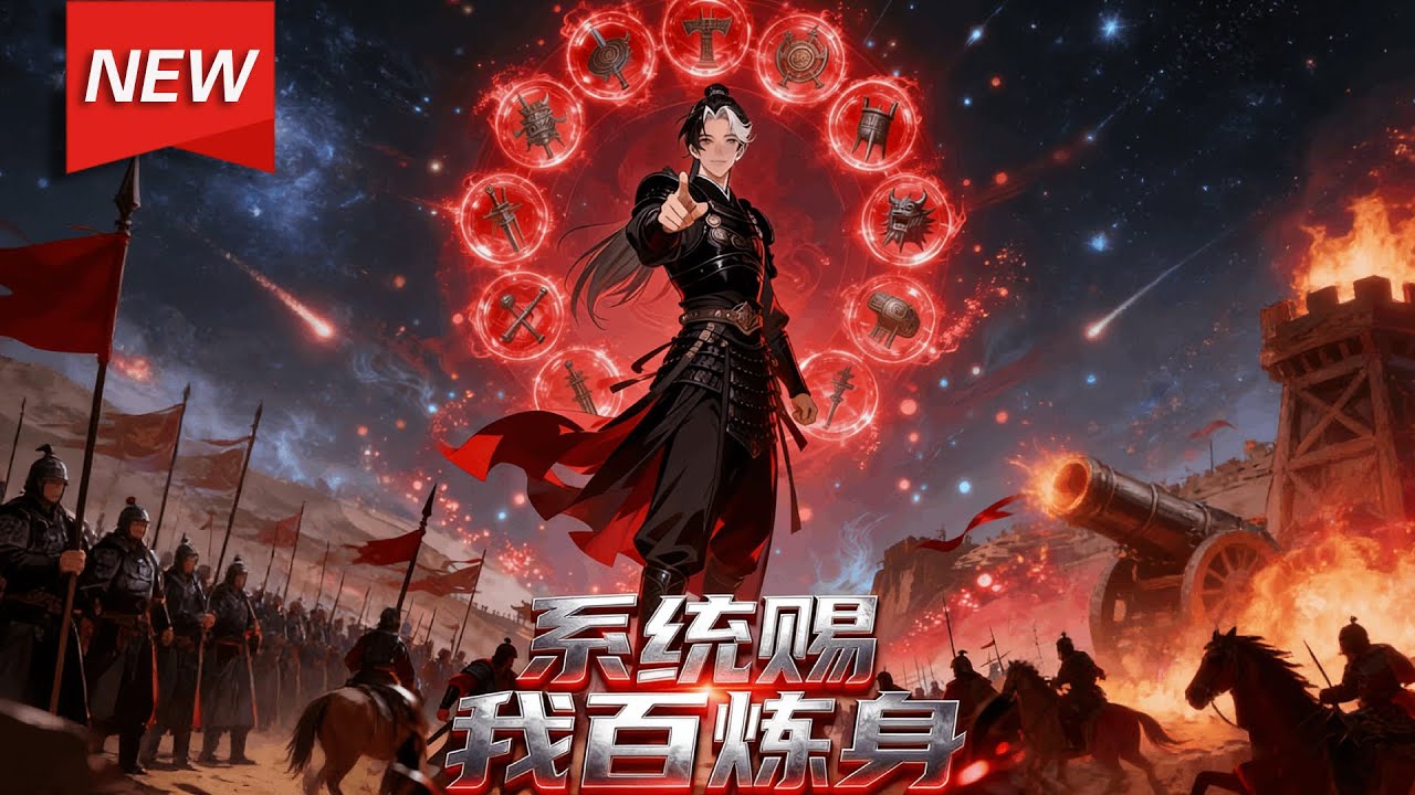 MULTISUB📢新番上线《系统赐我百炼身》第1~80集丨穿越者穆青携合成系统空降征兵路，带领五十乡党应征入伍，凭狠辣谋略获赏识，闯出属于自己的乱世传奇！#漫剧 #破晓动漫社