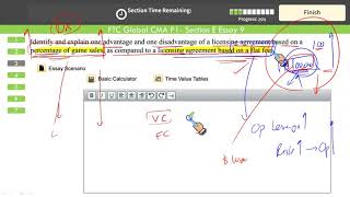 CMA Part 2 Extensive Review Section E Essay 9