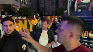 Galatasaraya Alanyada Coşkulu Karşılama