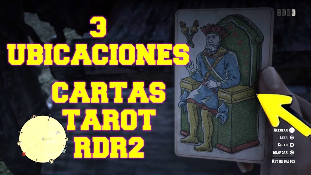 Tarot Cards Red Dead Online RDR2 UBICACION CARTA DEL TAROT