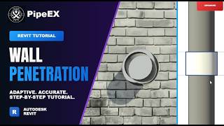 How to Create an Adaptive Piping Wall Penetration Family in Autodesk Revit | Step-by-Step Tutorial