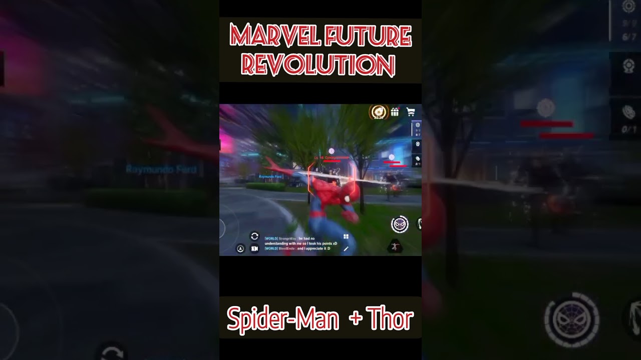 Marvel Future Revolution Spider Man and Thor 