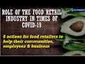Role of Food Retail Industry in COVID19 I Ixceed Solutions