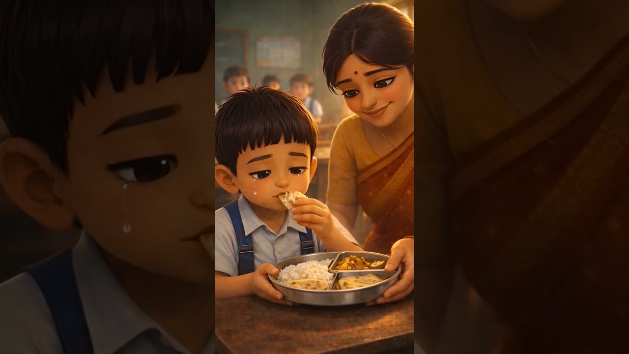 Poor Kid Struggle-  Came to School with an Empty Lunchbox… 😢 | Emotional Short 