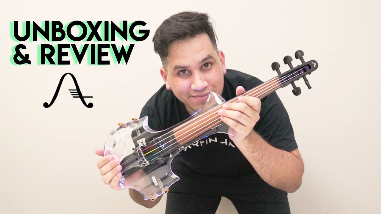 Violín eléctrico AURORA con LUCES LED 😱 Unboxing & review 📦 YouTube