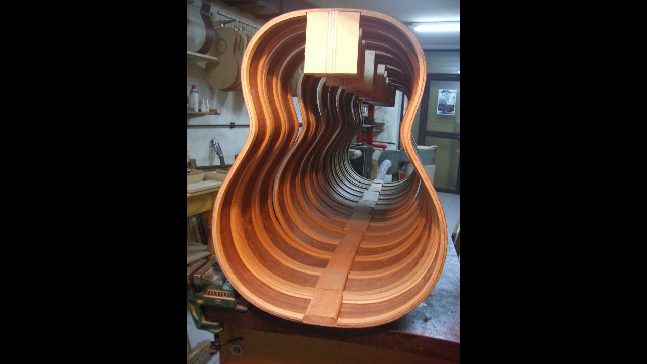 Moldería para la construcción de guitarras