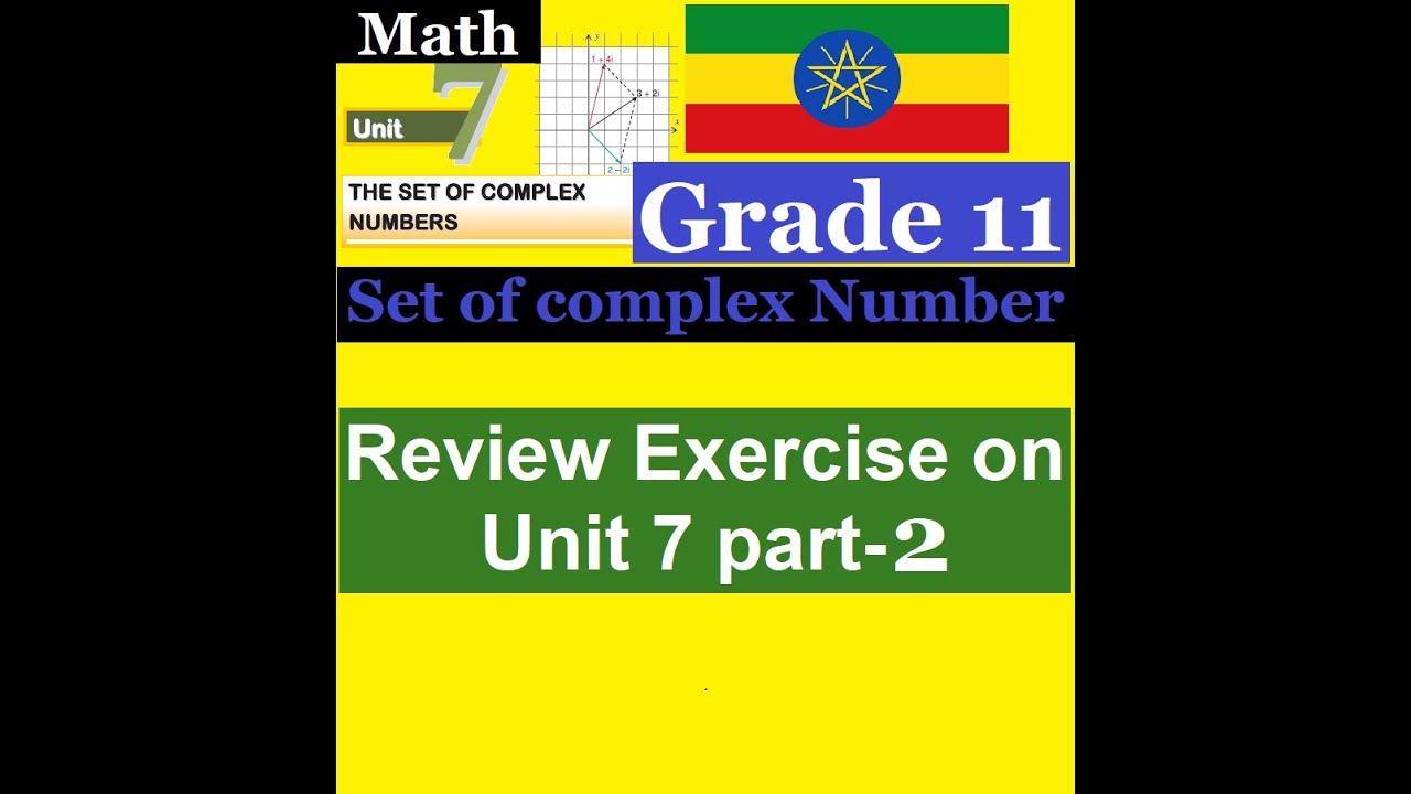 Mathematics Grade 11 Unit 7 Review Exercise part-2@mathT_21 - YouTube
