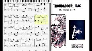 Troubadour Rag by James Scott 1919, Ragtime piano 128kbit AAC