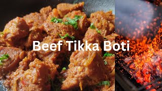 Beef tikka boti|tikka recipe|beef tikka|beef tikka without tenderizer|Eid special BBQ
