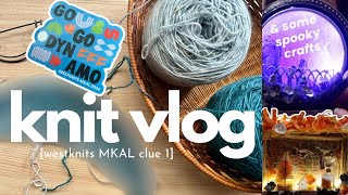 clue 1 go go dynamo || westknits MKAL 2024 [Cozy knitting vlog]