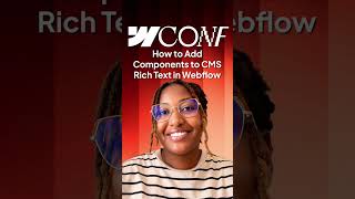 How to Add Components to CMS Rich Text in Webflow