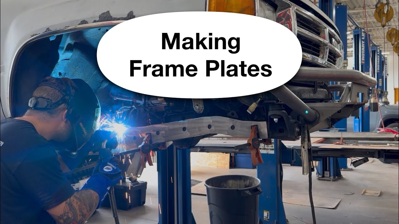 Making Frame Plates for 1st Gen Toyota 4Runner | Solid Axle Swap Fabrication